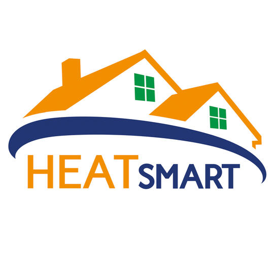 HeatSmart Tompkins house logo